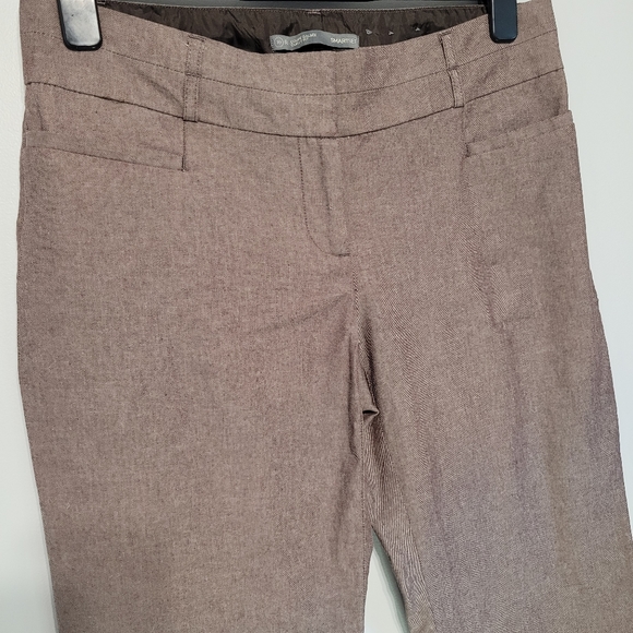 Smart Set Regular Curvy Fit Dark Beige Pants - Picture 1 of 8